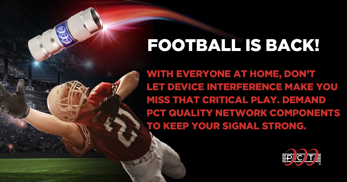 pctintl's tweet photo. Don't let all the devices in your home interfere with the game and make you miss that critical play!

#NFL #football #footballisback #nflkickoff #nflfootball #collegefootball #demandPCTquality #PCTintl #telecommunications #broadband https://t.co/GGnGQV7kXG