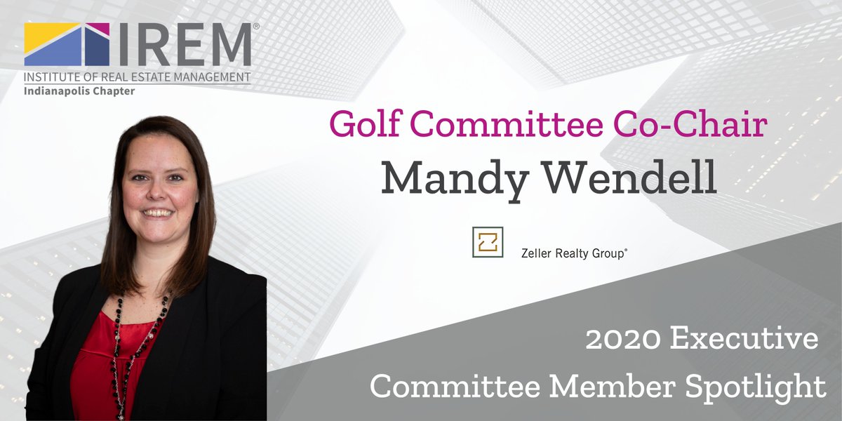 IREMIndy's tweet photo. Executive Committee Member Spotlight: Mandy Wendell, Golf Committee Co-Chair
Check out our Facebook page for more information and some fun facts about Mandy! https://t.co/wCMlJPEXbX
#IREMIndy #IREM #IREMForward https://t.co/jYGLj1oZJG