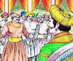 He reported this to the king. Next day, Vikramaditya questioned the beggar about it. The mendicant requested help from the king for a magic spell and asked the king to meet him near a cremation ground at night, on the 14th day of the dark half of the month.