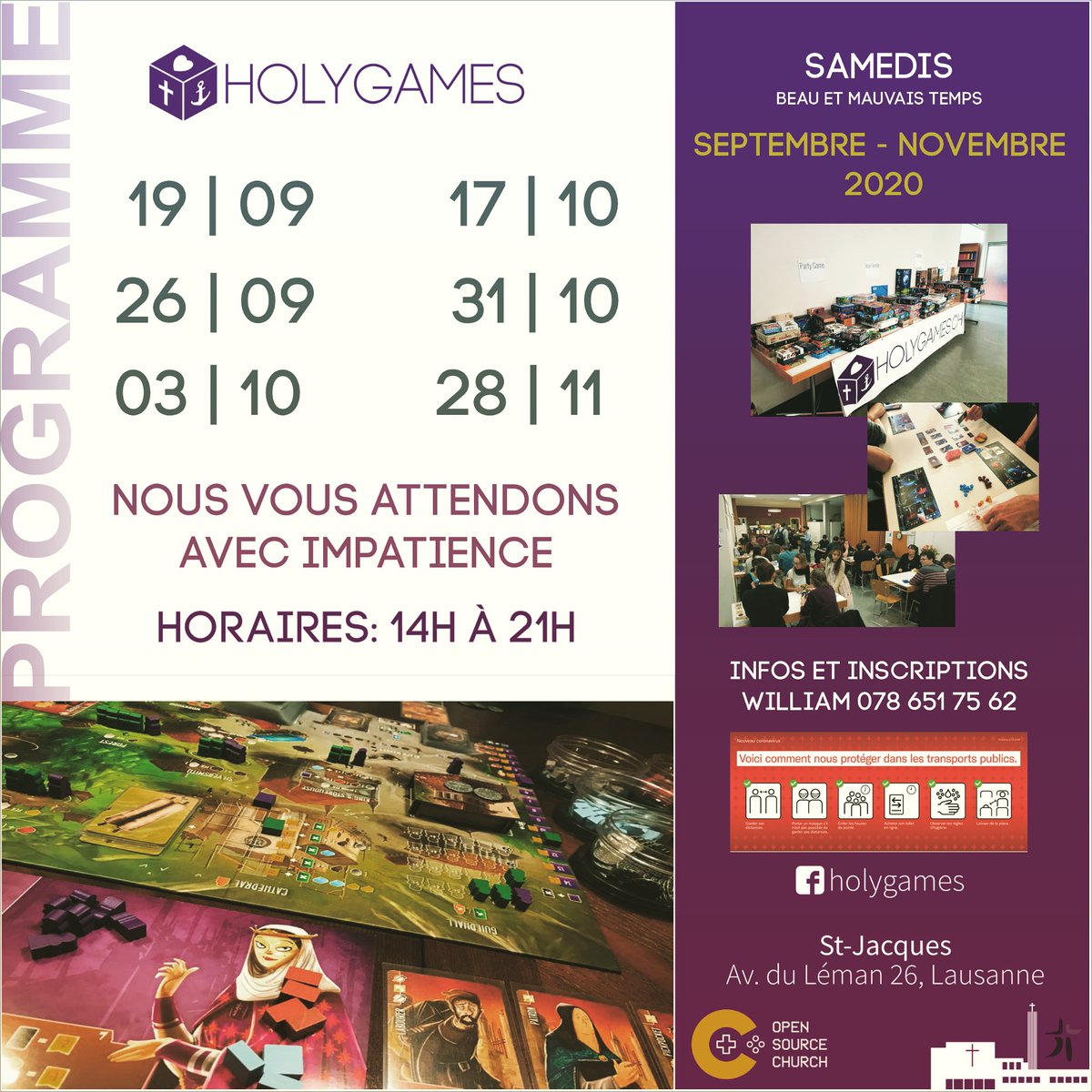 OpnSourceChurch's tweet photo. Prochaines journées Holygames ! #SaveTheDate 

Grande quantité de jeux de société à votre disposition à @Opnsourcechurch ! 

#boardgame #games #holygames #opensourcechurch https://t.co/cQqu8JDjcr