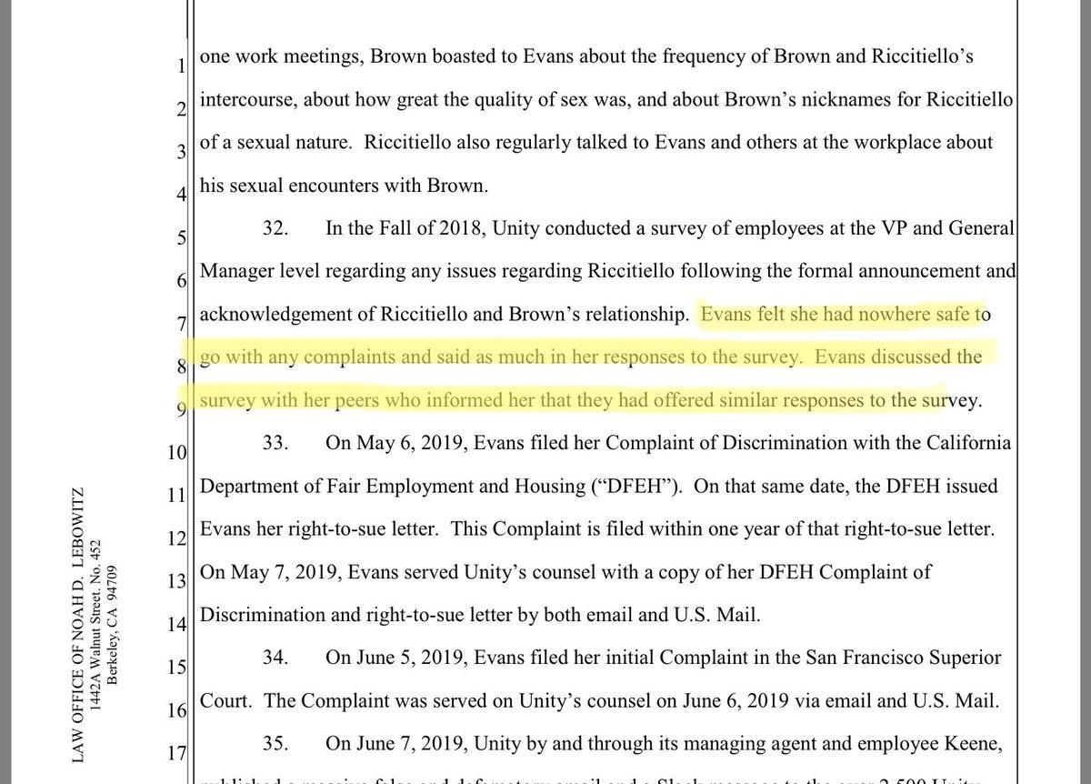 8/  $U is being sued for harassment and wrongful termination by a former VP (now at Roblox). I mentioned to  @mariodgabriele if this is who’s in the driver’s seat, I’m hesitant put my money in the car.700 relationships = 74% of revenues. A toxic personality can have a big impact