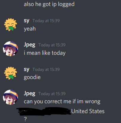 HELLOIAMKEY's tweet photo. @Jpegier @G0DDESSGH0STLY @Cross08913949 there's literal proof of you ip logging five you pedophile https://t.co/nyEk5Wxeks