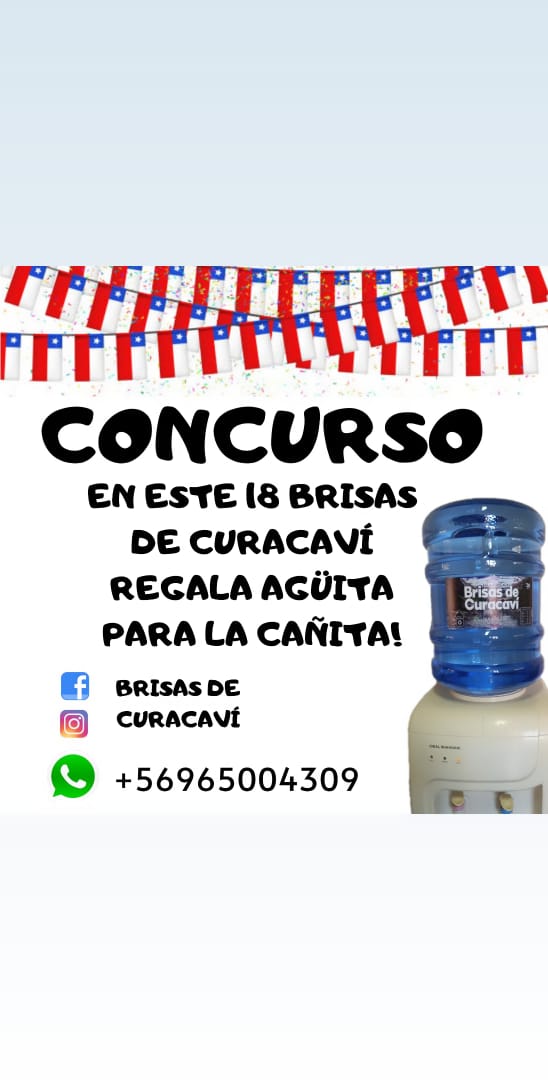 Lixaap's tweet photo. ATENCIÓN CURACAVÍ!! NO SE QUEDE SIN PARTICIPAR! #Curacaví #AguaPurificada #ValledeCuracaví #Curacavi concurso válido sólo para la comuna de curacaví https://t.co/RfMSyrsw2o