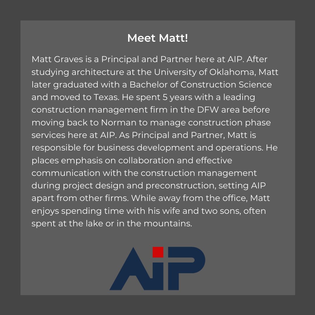 AIPnorman's tweet photo. ➡️Thanks for getting to know the staff at AIP with #MeetMeMonday - and look out for more social media series in the future!! https://t.co/HwLZaMfrZN