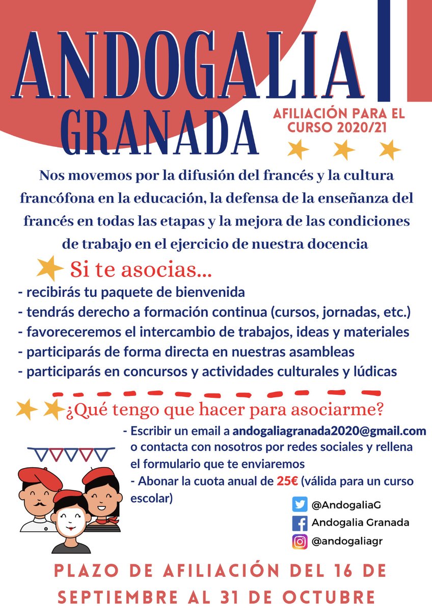 andogaliagr's tweet photo. Campaña de afiliación @AndogaliaG  para el curso 2020/21. https://t.co/v7vBHDDUgw
