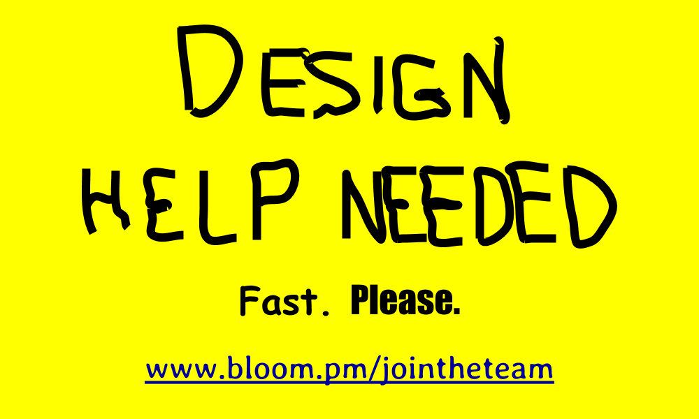BloomEMEA's tweet photo. Yup, we're looking for a UI/designer, a hipster, someone who loves impact, creativity, and pixel-perfection. Humor and poetry a plus. 

Yup, we ask a lot, but we give a lot as well! I think we're worth it. Hope you do as well. 💛🌻

https://t.co/ZFdaAIG6Qp https://t.co/dxIMAtCzhB