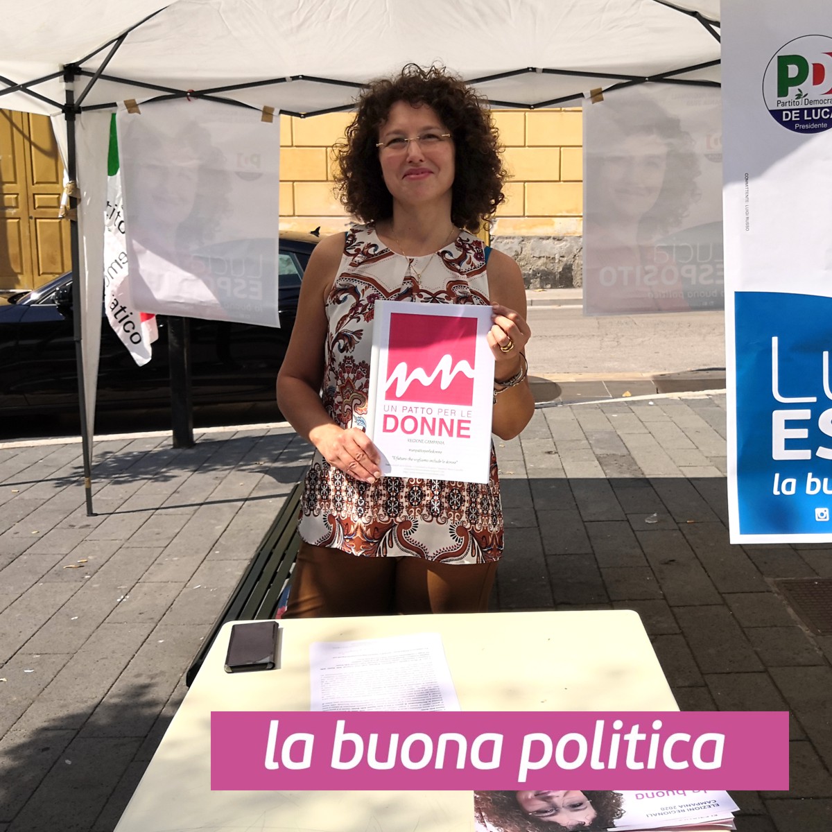 Ho firmato il Patto per le donne, che impegna le candidate e i candidati alle Regionali, qualora eletti, a sostenere una serie di iniziative in favore delle donne. #labuonapolitica