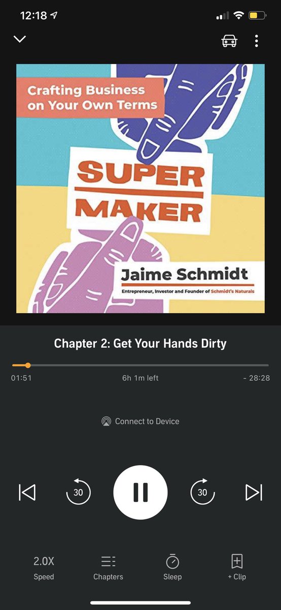 eliweisss's tweet photo. Okay - just getting started listening 👂 to #supermaker by @jaimeschmidt, but gosh is this a solid book!!
@chriscantino https://t.co/037DR9YEMD