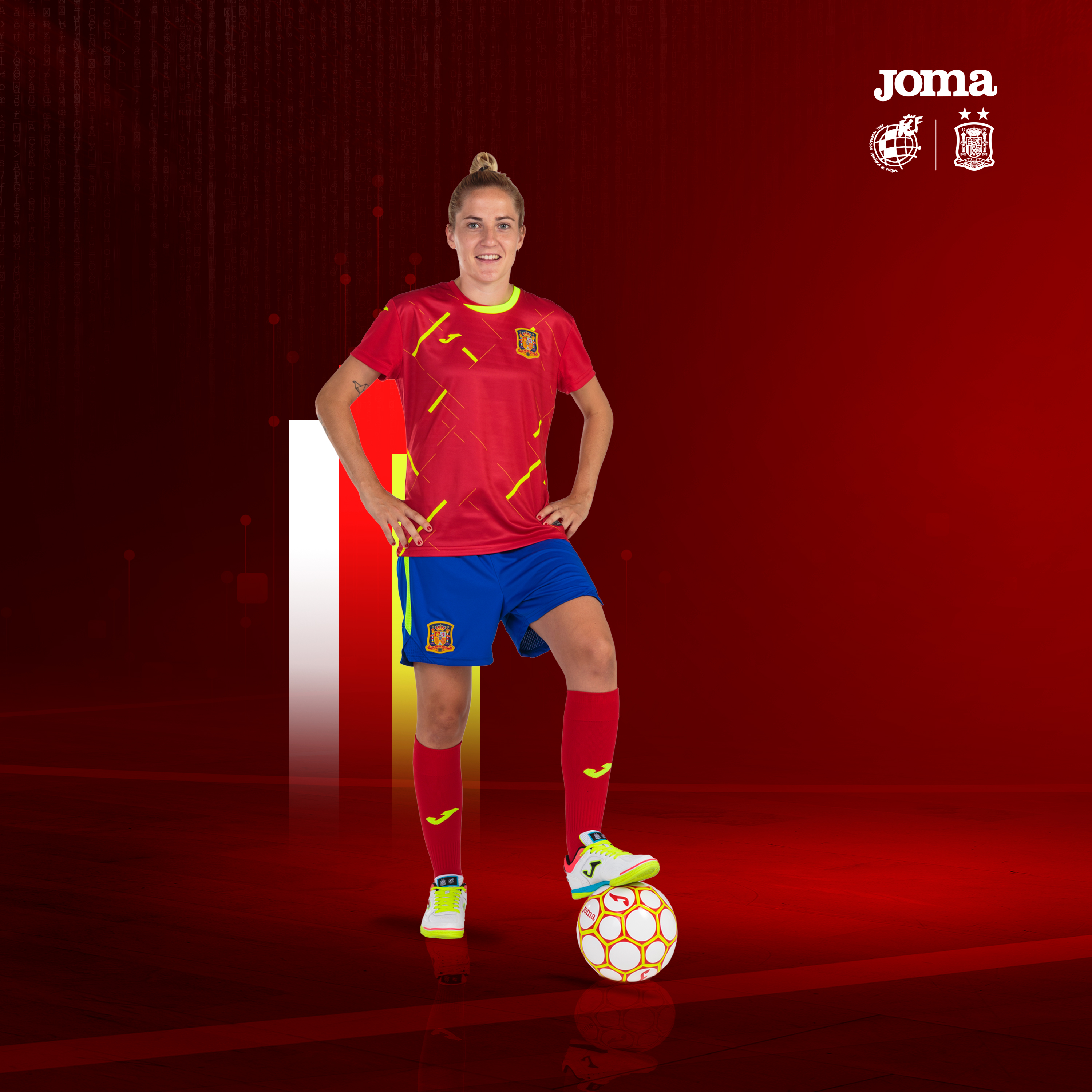 perderse Perceptivo ataque Joma Sport on Twitter: "🔝 Solo la marca que entiende el #futsal puede  vestir a la Selección Española 🇪🇦 #SomosFutsal #SomosFederación  #SoloporDeporte https://t.co/qOwxG2lbzo" / Twitter