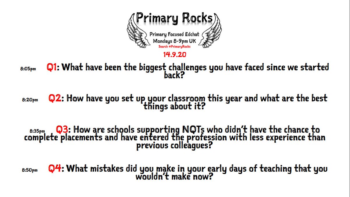 YOU ROCK!  Join a bunch of other passionate teachers chatting about Primary Education each Monday night from 8pm - search #PrimaryRocks

Here are tonight's Qs