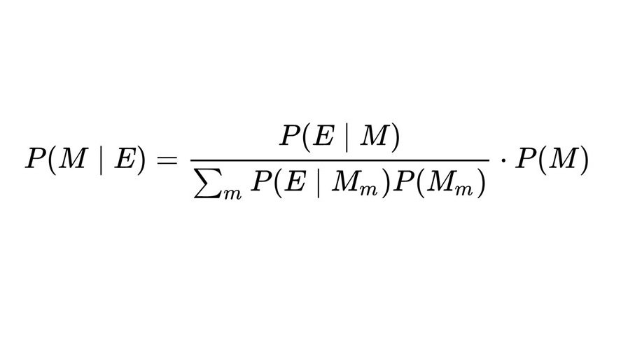 I think for humans to update Bayesianly, it would mean using a formula like below and filling in unknown probabilities with intuitions. It should require some arithmetic and a commitment to constrain new statements of belief to whatever numbers come out of this process.