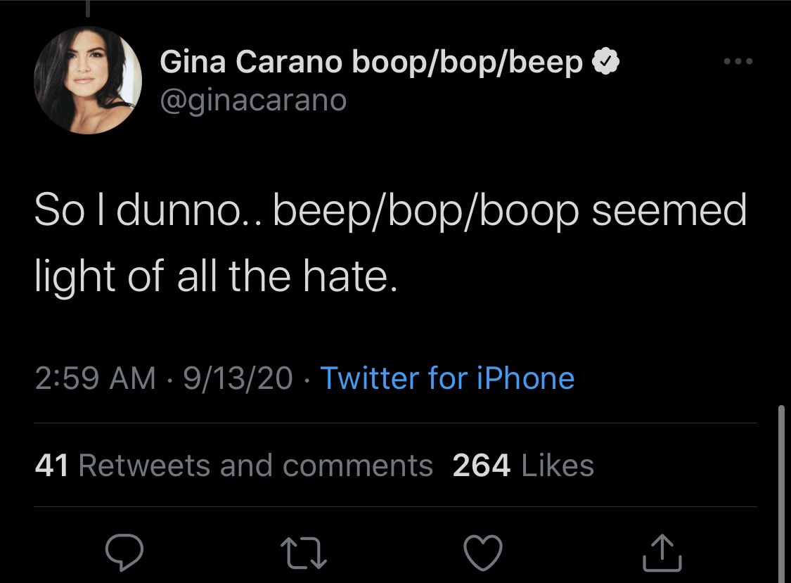 this isn’t a joke or “a light of all the hate” shes literally mocking trans people and allowing her fans to do the same and when people get rightfully upset and speak up against her she just straight up blocks them but not before allowing her fans to harass them +