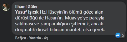 #CharlieHebdo'yu uzaklarda aramaya gerek yok!

Varis-i Nebi Hz.Hasan Efendimize "zamparalık" isnat eden, bununla da yetinmeyip "kendisini Muaviye'ye sattı" diyen #İlhamiGüler, Kuran-ı Kerim'de bildirilen "Kitap yüklü eşeklerden bir eşek" olsa gerek...

#EhliBeyteMüstehcenİftira