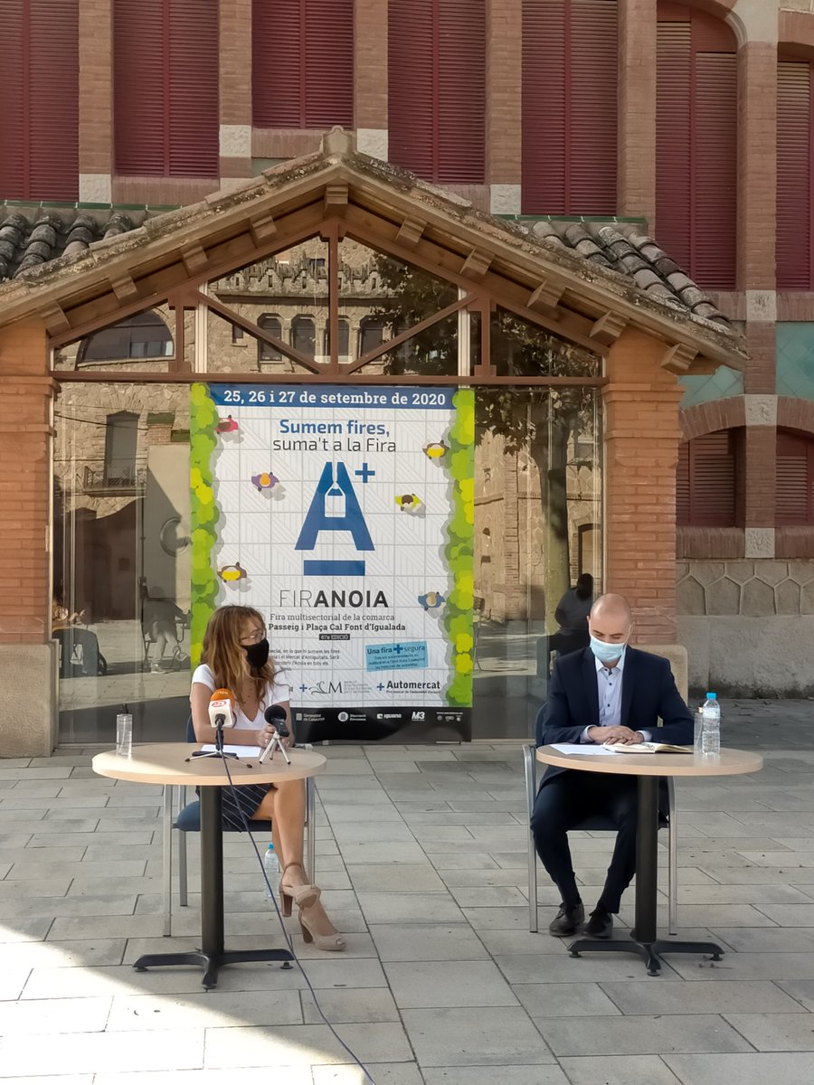 firaigualada's tweet photo. Avui, des de Fira Igualada i juntament amb @ajigualada hem anunciat la celebració de @firanoia! Aquest any sumem fires a FirAnoia! els dies 25, 26 i 27 de Setembre us esperem als carrers d'Igualada per gaudir de la fira amb totes les mesures de seguretat 🔝 https://t.co/xYR4twMR2l