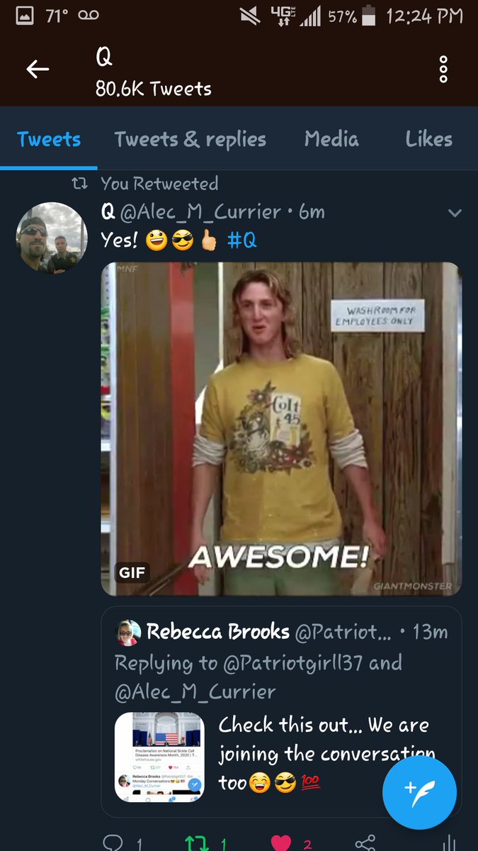 Alec_M_Currier's tweet photo. See the Running gag? I really like the Colt 45 joke that's in there.. π«π #Q #SCOTUS2 #PresidentT #POTUS45 #SpaceForce #RealSpaceForce #PewPewPew https://t.co/Bc9ouKdnmk