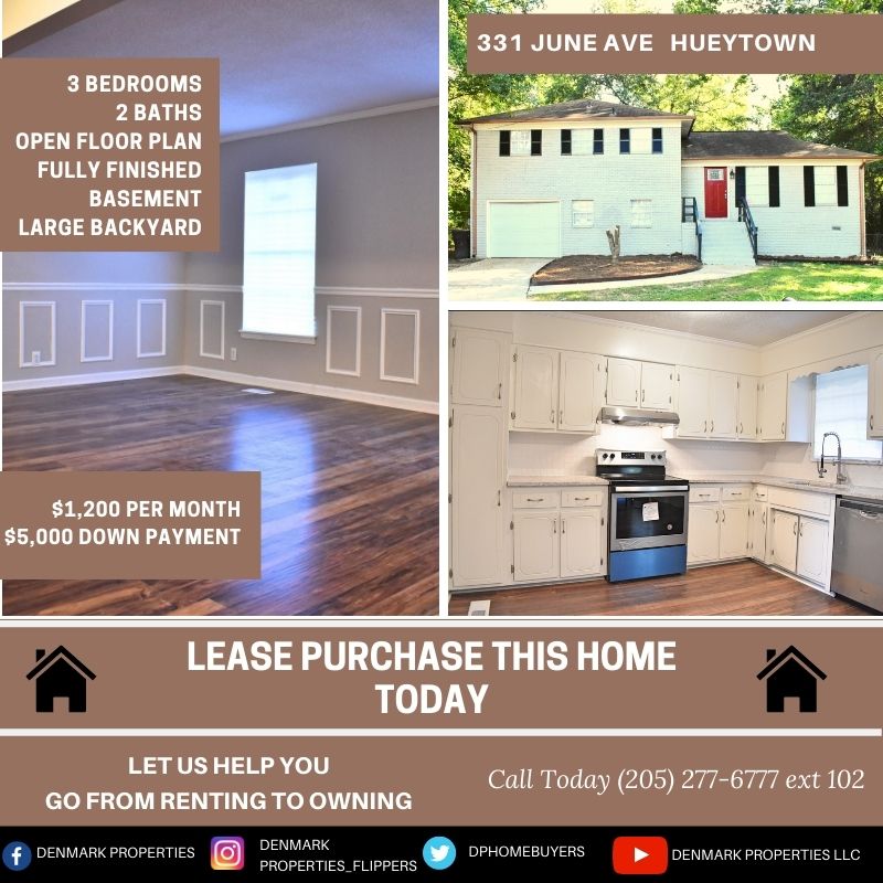 Dphomebuyers's tweet photo. Don't miss out on this lease purchase home! Call us today to schedule your viewing!
#dphomebuyers #denmarkproperties #antonioandashleydenmark #webuyhouses #birminghamal #birminghamalabama #instabham #instagrambham #bhamal #bhamalabama #leasepurchase #leasepurchasehomes https://t.co/5gpPIatrbg