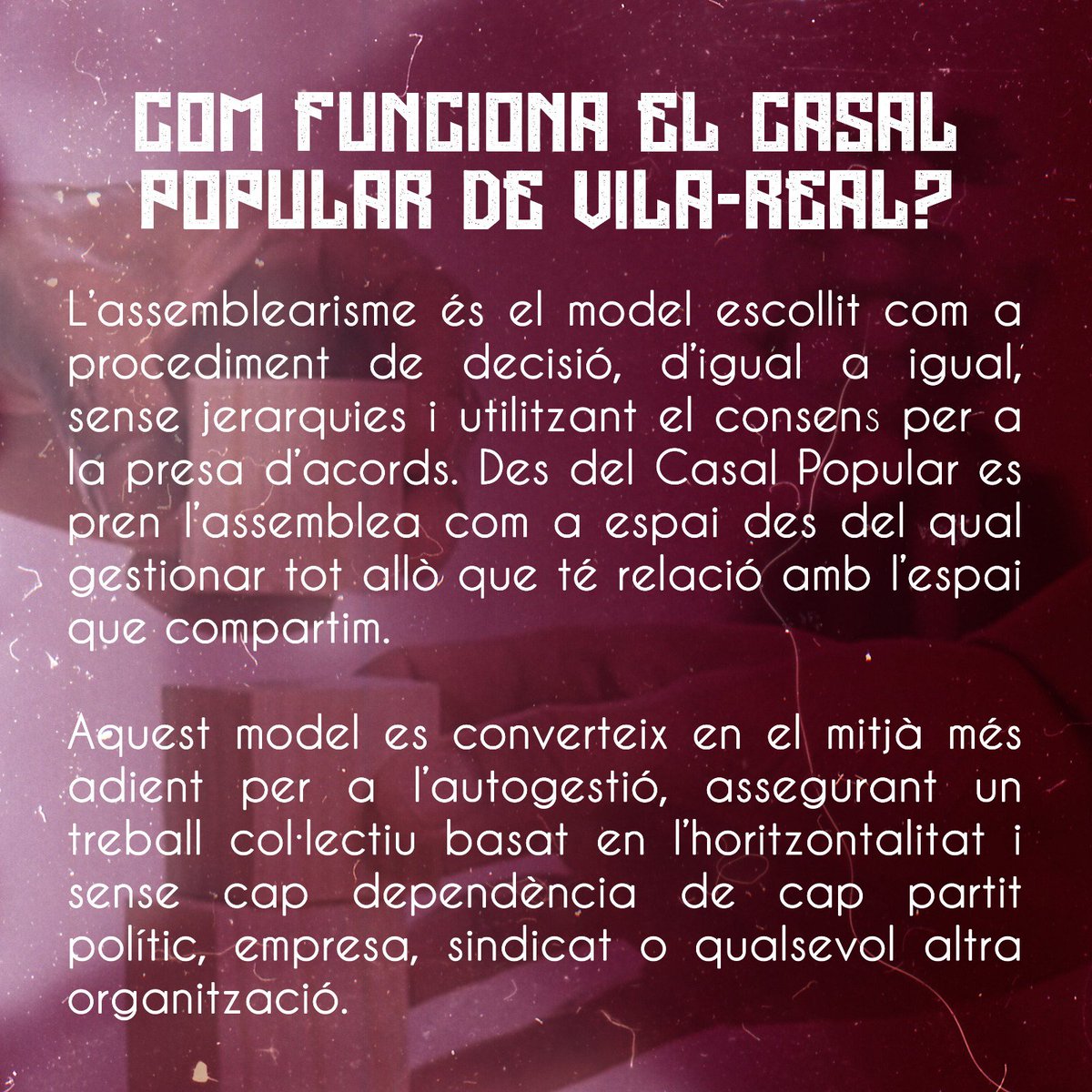 CasalPopularVr's tweet photo. Seguim sense poder obrir i és per això que ara més que mai necessitem la col·laboració de totes per a seguir endavant amb el projecte! 

Amor i difusió 🙏💜

#SupportYourLocalCasalPopular
#EntreTotesTOT https://t.co/RVOUfhSUqt