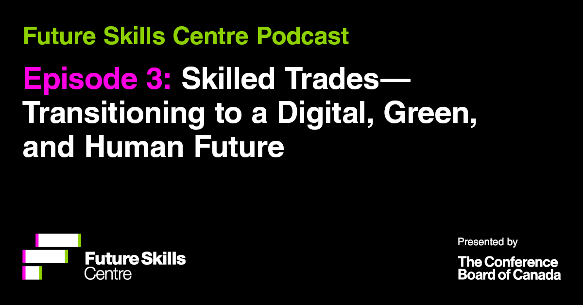 fsc_ccf_en's tweet photo. Out now! Listen to Episode 3 of our #FutureSkillsPodcast, where we talk about the shifting landscape of skilled trades in Canada. https://t.co/DjCmWvj7G7 https://t.co/dsa5oB1nhw