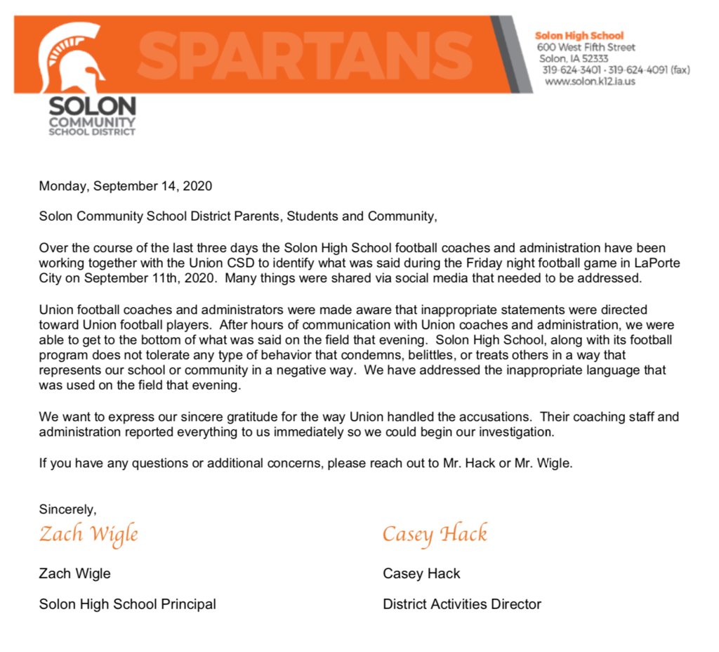 SolonCSD's tweet photo. Please see the attached documents regarding events that have taken place over the last few days.  Thank you! https://t.co/CEZJNnqkgB