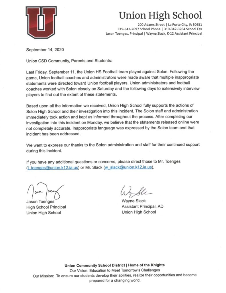 SolonCSD's tweet photo. Please see the attached documents regarding events that have taken place over the last few days.  Thank you! https://t.co/CEZJNnqkgB