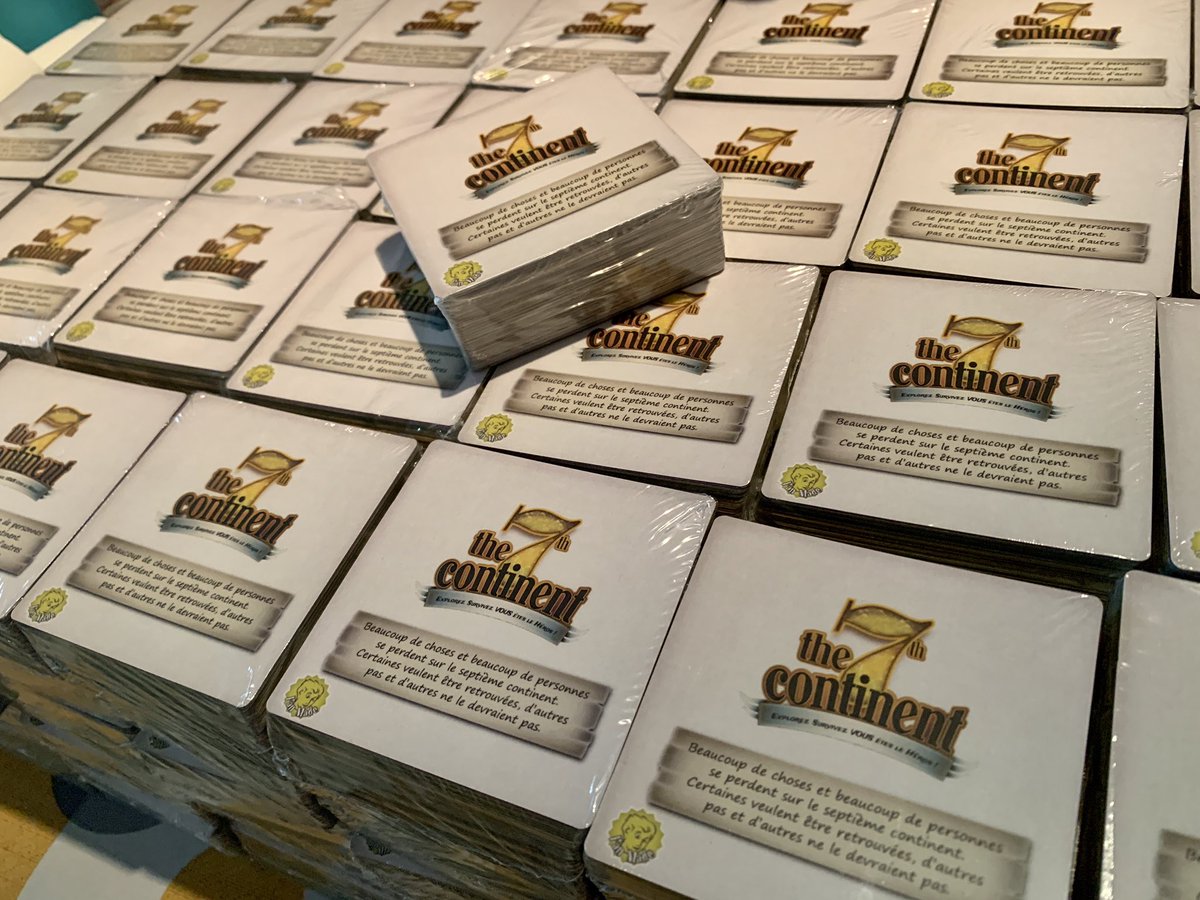 Le_Ludopathe's tweet photo. Réception des 200 premiers exemplaires de l’impression d’une extension fanmade pour The 7th Continent... Ça prend de la place 18.000 cartes ! 😅
#j2s #boardgame #bgg #t7c https://t.co/NNjXApPD8v