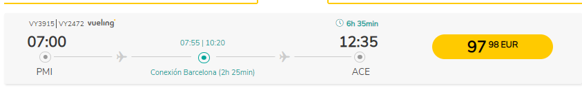 alba_calvillo's tweet photo. Hola @vueling nos habéis cambiado el horario de un vuelo PMI-ACE, haciéndonos esperar 11 horas en BCN,  mientra seguís ofertando el mismo vuelo comprado inicialmente. 
¿El vuelo inicial es falso? ¿Alguna solución que no sea pagar más, perder un día o perder el viaje? Gracias https://t.co/8QlRAG8hcW