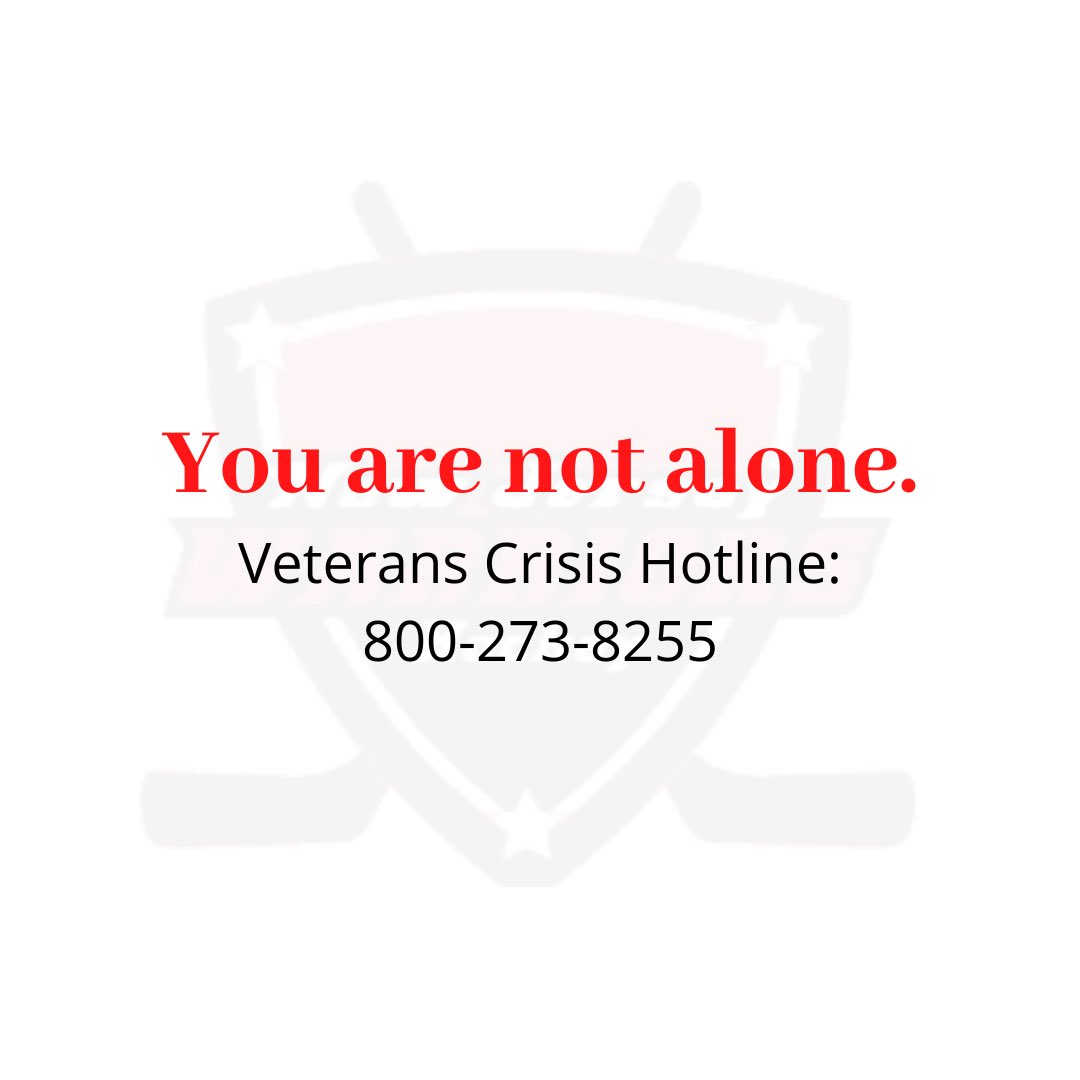 September is National Suicide Prevention month. Veterans are 1.5x more likely to commit suicide than civilians. The NJ Warriors are committed to lowering that statistic! 🏒🇺🇸