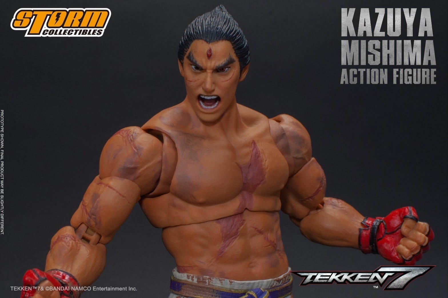 Tekken 7: Kazuya Mishima, Storm Collectibles 1/12 Action Figure 