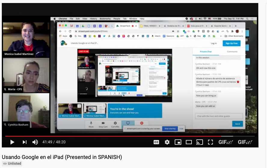 Estoy muy emocionado de trabajar con <a href="/mimg1225/">Monica Isabel Martinez</a> para apoyar a las familias de habla hispana de las escuelas públicas de Chicago con un conocimiento básico de las herramientas de Google utilizadas en la educación. <a href="/GoogleForEdu/">Google for Education</a> @Five_StarTech <a href="/ChicagoCPS/">Chicago Public Schools</a>