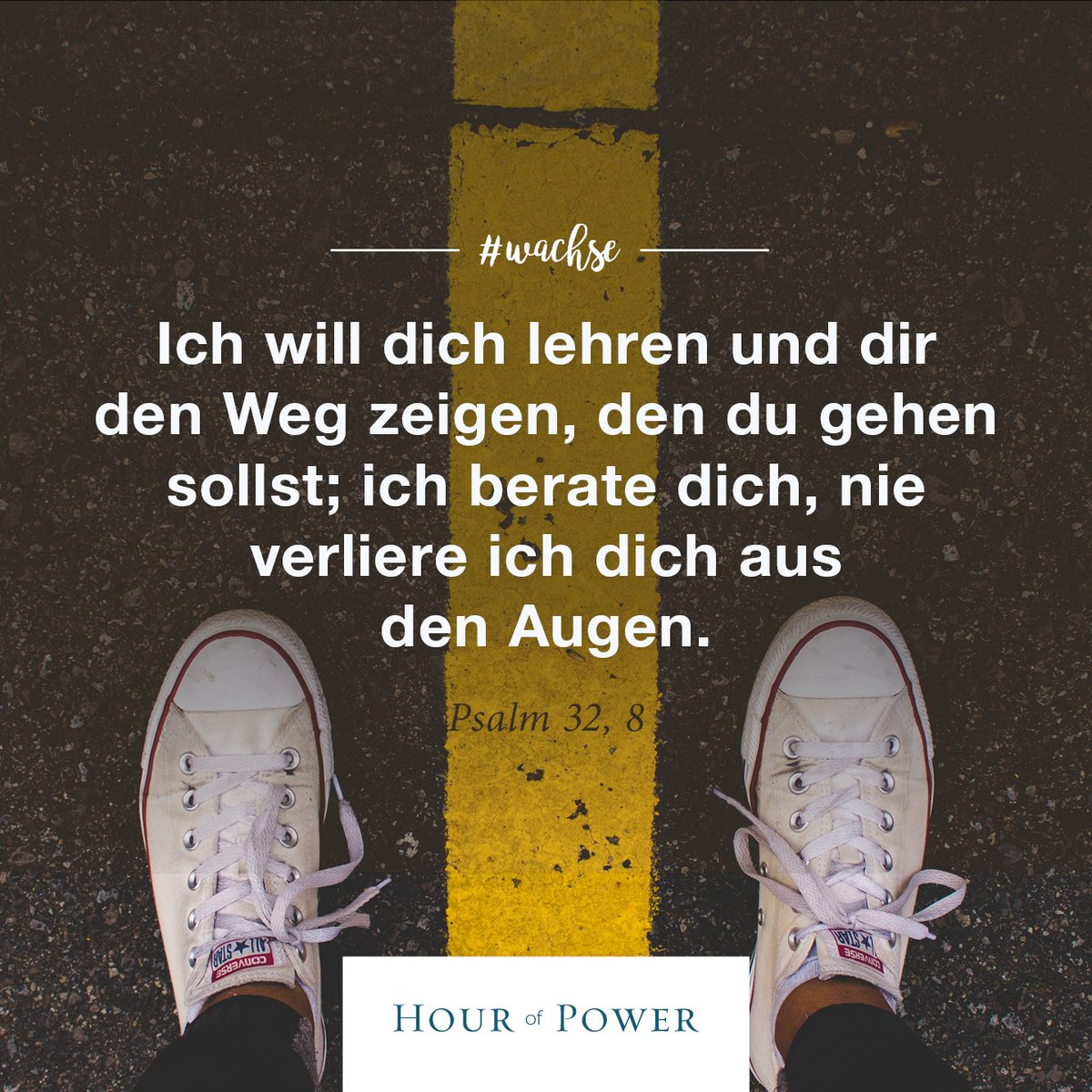 hourofpowerDACH's tweet photo. Ich will dich lehren und dir den Weg zeigen, den du gehen sollst; ich berate dich, nie verliere ich dich aus
den Augen.
- Psalm 32, 8
Schöpfe neue Kraft und #wachse. Melde dich an und erhalte kostenlos wöchentliche Andachten per E-Mails.
https://t.co/iiRMYKzA27 https://t.co/Riy8TTjVHG