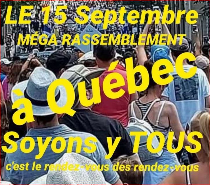 Plateau100's tweet photo. La panique est pognée dans la "secte de la pensée Unique" faut entendre les Drainville, Lavoie de Cogéco Média qui ont fait dans leurs culottes de voir la grande manifestation du 12 septembre. Maintenant faut leur faire manger leurs fonds de culotte le 15 à Québec! https://t.co/nnsj3Bh9ZD