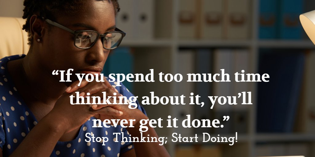 Lostify6's tweet photo. If you spend too much time thinking about it, you’ll never get it done. Stop Thinking and Start Doing. Have a productive week!
.
.
.
#businessowner #motivation #monday #inspiration #goals #ceo #successquotes #thisweek #entrepreneur #business #positive #successquotes https://t.co/nsHL3rW0xG