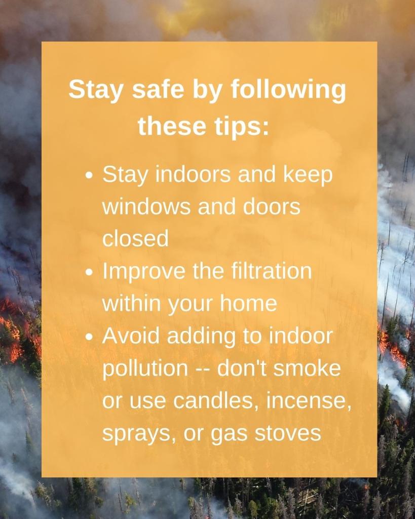 molinahealth's tweet photo. Our thoughts go out to the firefighters, first-responders, and all those affected by the wildfires across the West Coast. In addition to the damage and destruction brought by the fires, wildfire smoke can cause its own host of health concerns -- follow these tips to keep healthy. https://t.co/pAe65Mz9FR