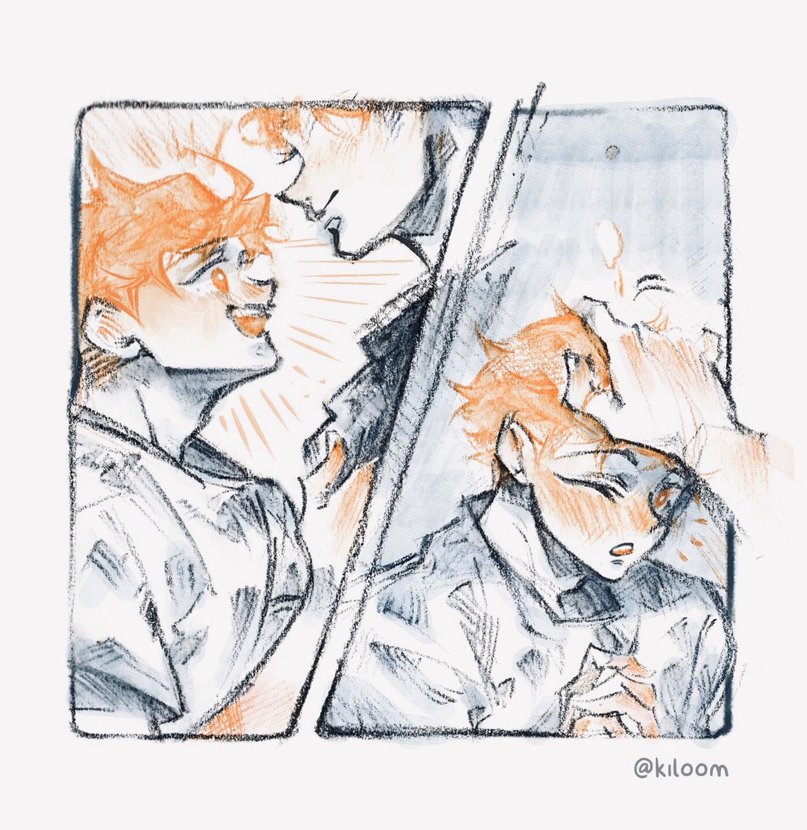 AtsuHina dorm AU 「part 1」in which Sakusa sees things
.
.
#侑日 #atsuhina #fanart #shortcomic