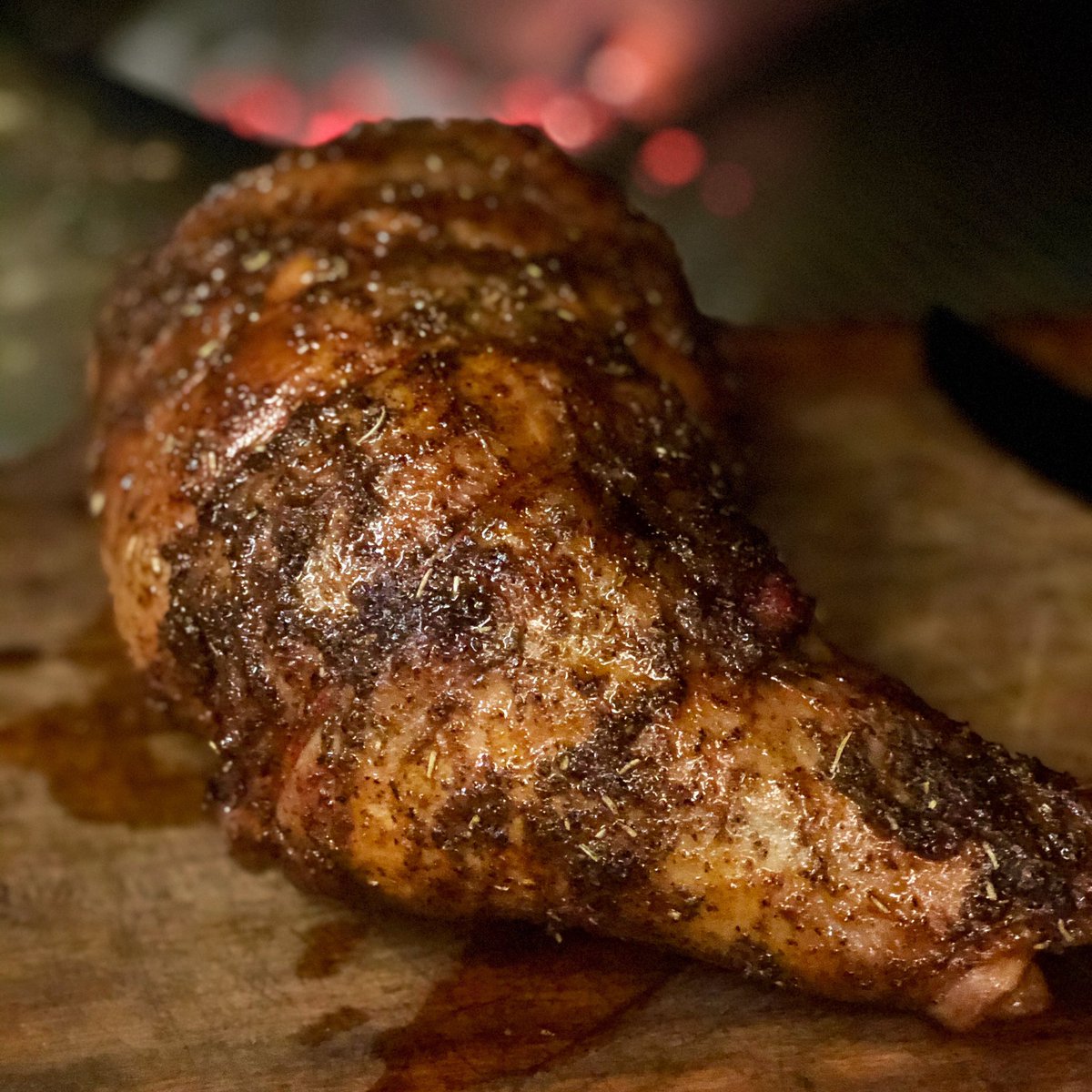 ChrisLillyBBQ's tweet photo. Classic Herb Crusted Leg of Lamb, cooked on the classic brick pit @BigBobGibsonBBQ #pitfired #bbq #lamb #fagermanfarm https://t.co/1R4slegNjs