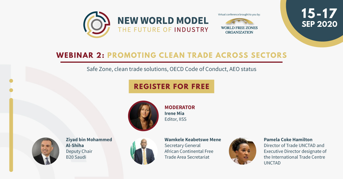 UNCTADTrade's tweet photo. 📅Starting tomorrow! @CokeHamilton joins @World_FZO discussions on promoting clean trade.
Register now and join in👉https://t.co/1TpArIW4BO
#WorldFZO #NWM2020 https://t.co/NyGq5Lx9S0