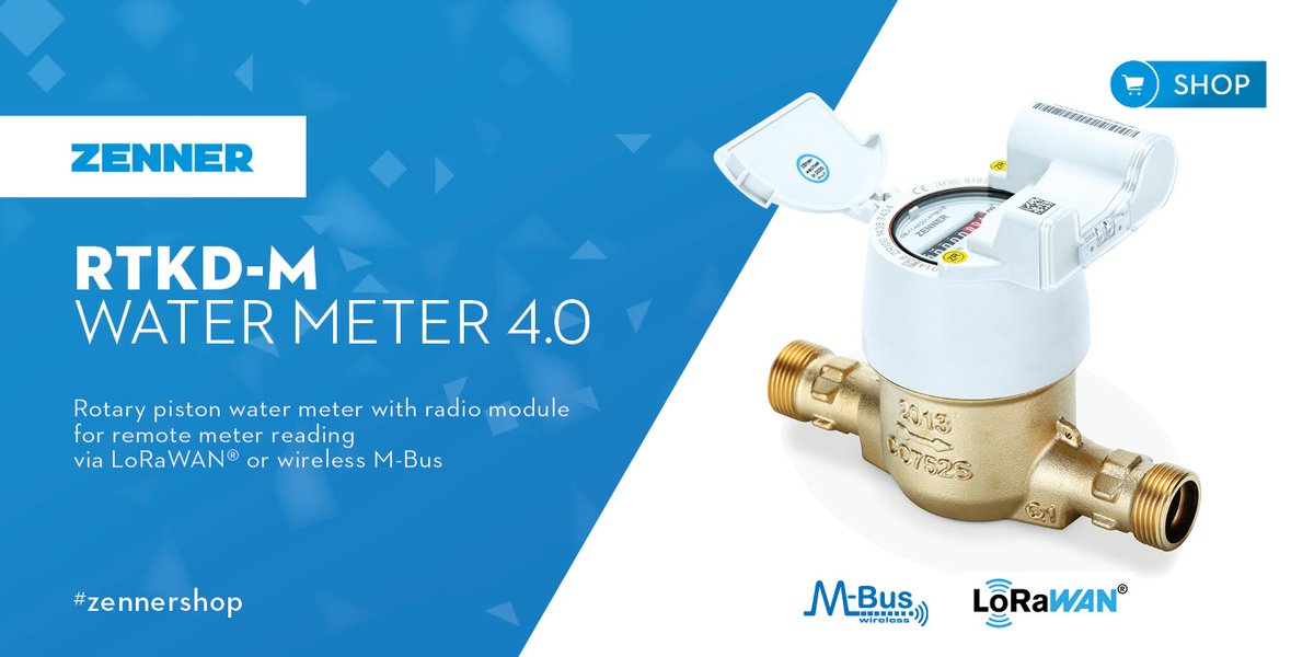 zenner_news's tweet photo. With the innovative RTKD-M rotary piston meter, you can achieve precise measurement results transferring data within seconds and at short intervals via #IoT #LoRaWAN or #wirelessMBus. Now available in our online shop: https://t.co/brFxUJXcWU
#zennershop @LoRaAlliance @SemtechCorp https://t.co/rlnQSLsjDS