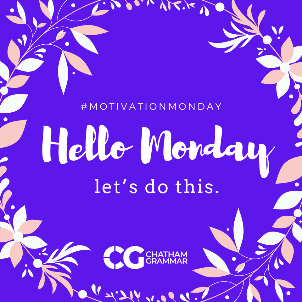 chathamgrammar's tweet photo. #MotivationMonday #CGSG #UKAT https://t.co/fOwjZSjfli