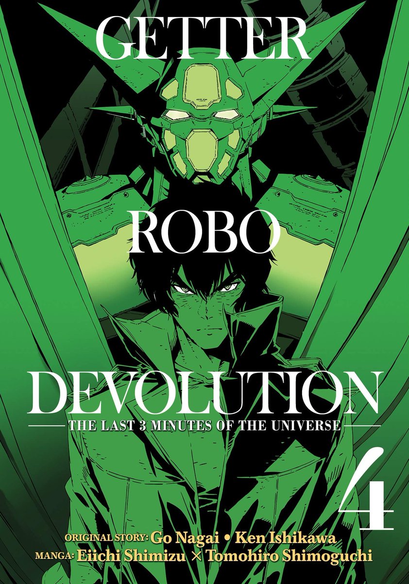 Getter Robo Devolution ! On a jamais eu trop de chance avec le mecha chez nous et même avec les titres du duo Shimizu x Shimoguchi en fait. Mais là on parle de 5 tomes de folie qui rebootent la saga dans la lignée de Getter Robo Armageddon. Complètement dantesque.