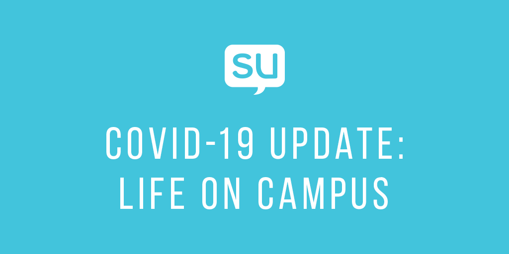 Life on campus will be different, lots has been done over the summer to keep you as safe as possible.You will need a face covering, sanitizer stations are placed around campus and there are one-way systems in place. Also, please wash your hands regularly!