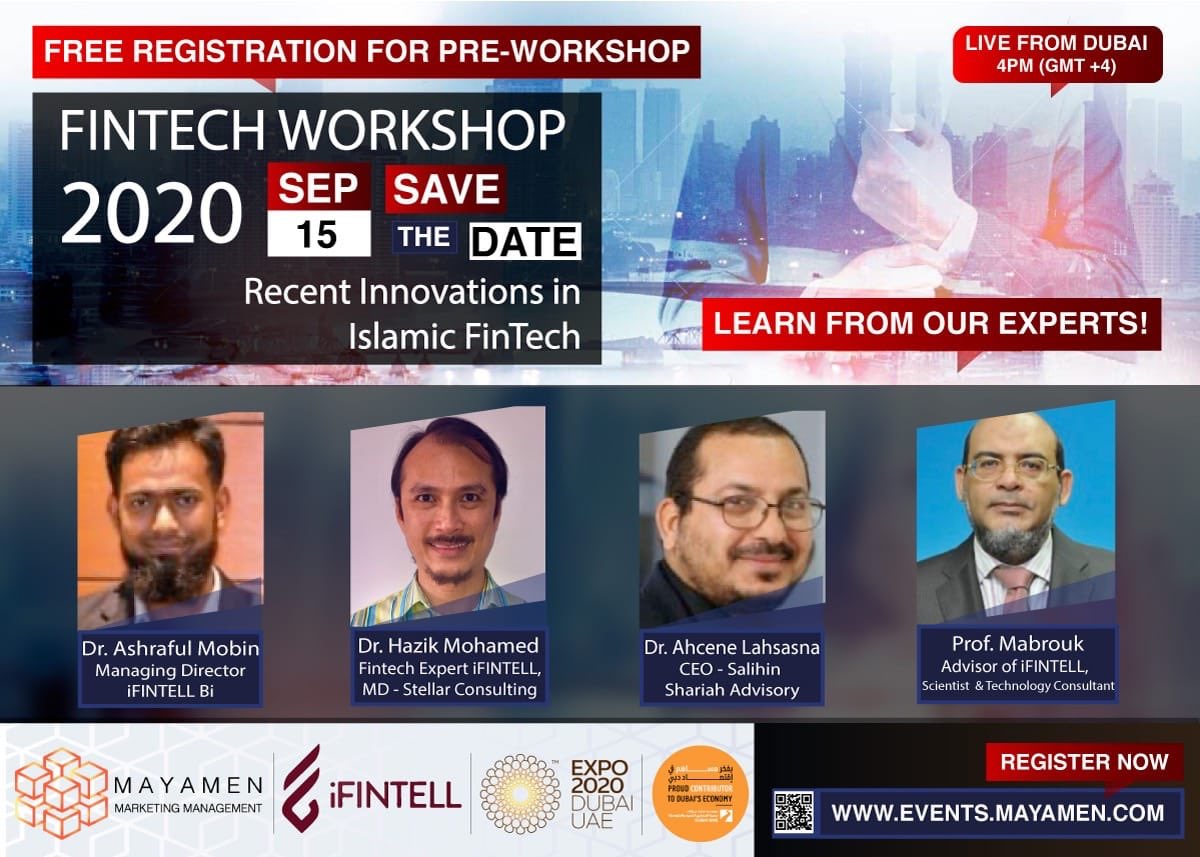 Join us for this free session and learn about #ArtificialIntelligence #Blockchain #AugmentedReality #BigData #5G #AutonomousMachines #fintech 
The workshop will be held on 15 September, 2020, 4PM (UAE Time Zone: GMT +4).
Register now at events.mayamen.com