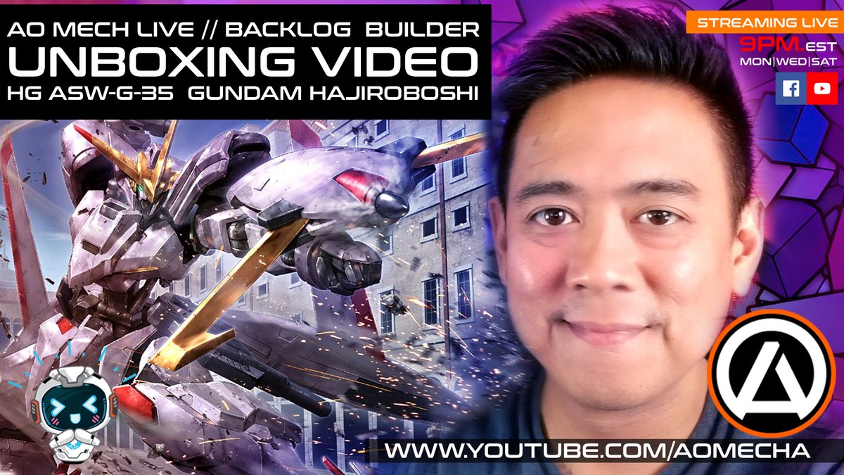 ao_mecha's tweet photo. UNBOXING VIDEO | HG ASW-G-35 GUNDAM HAJIROBOSHI 
Enjoy the vid and hope you can help by liking and subscribing! I will build this tonight, 9pm EST during AO Mecha Live! come join the fun!
https://t.co/IsLt2W0za5 via @YouTube 

#unboxing #gundam 
#MondayMotivation https://t.co/3cJPTswCDQ