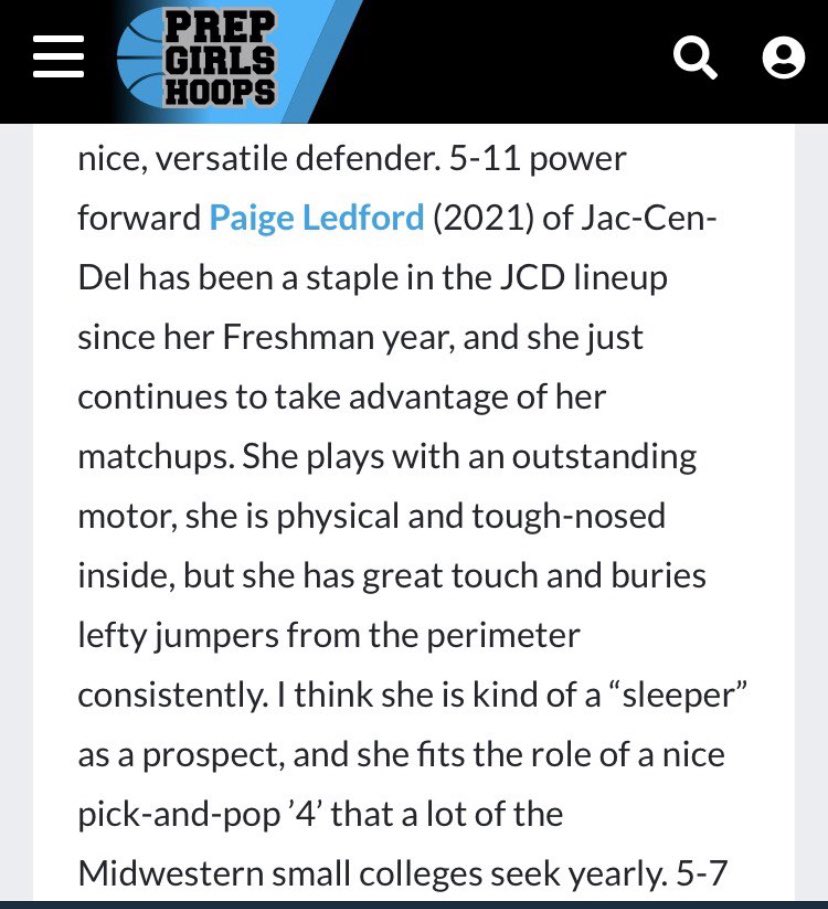Big shoutout to <a href="/PGHIndiana/">Prep Girls Hoops Indiana</a> for the write up!!! Appreciate it!! ❤️