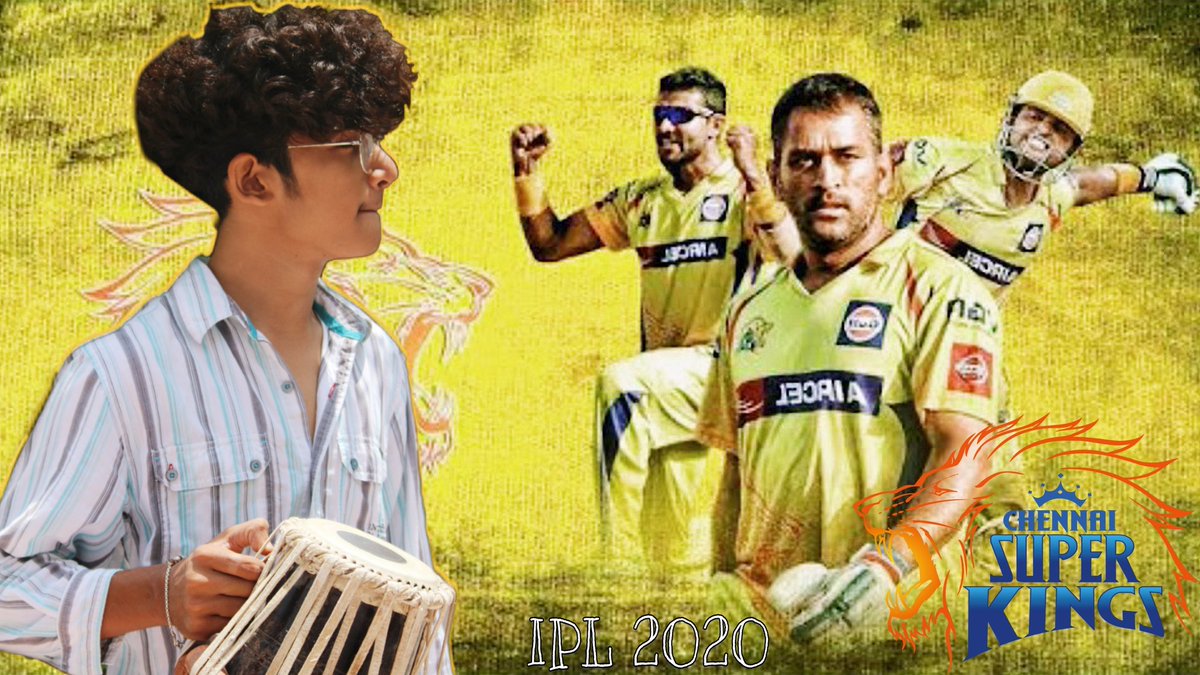 VedTabla's tweet photo. NOW ON YOUTUBE 
Link : https://t.co/75x2fZRQJD

@ChennaiIPL @Mahi https://t.co/PwNRxvOixt
