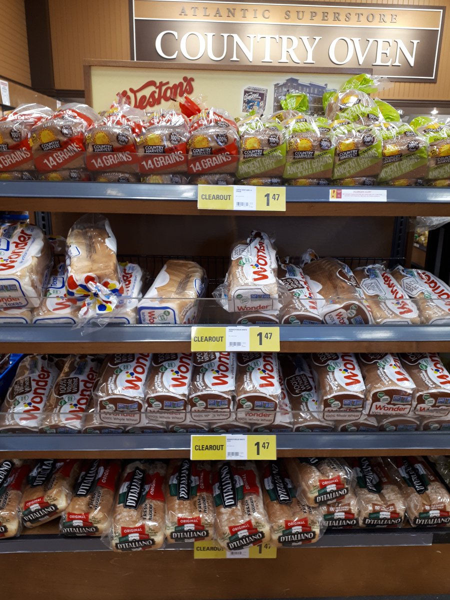 FoodProfessor's tweet photo. Grocers giving away bread these days. 

Most of us are making are own now. https://t.co/hlREScs00l