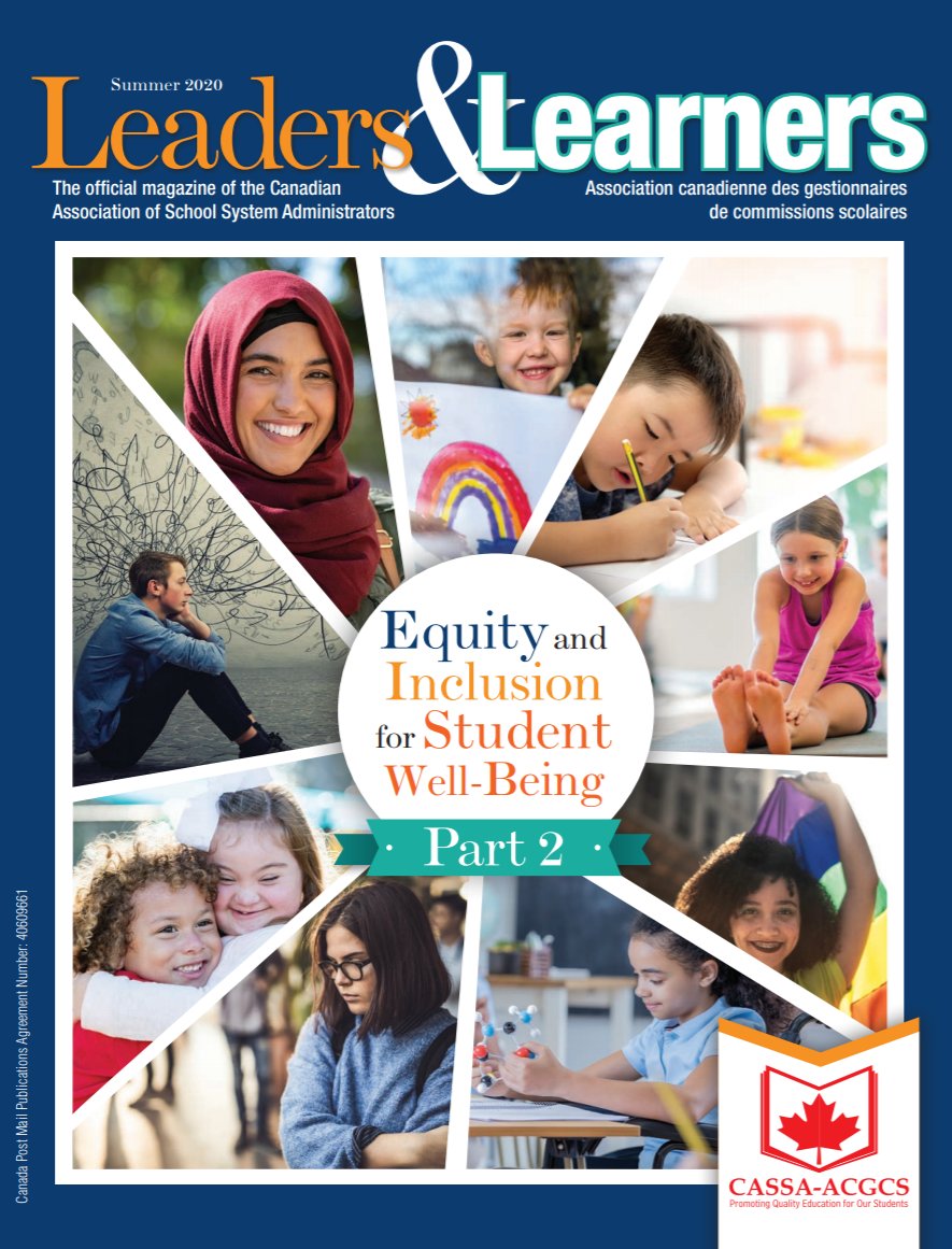 WellingtonCath's tweet photo. Equity and inclusion for student well-being forms an important part of our Board's Strategic Plan.  The work of our leaders @YRunstedler @BrianCapovilla and learners, highlighting how we are creating student upstanders in collaboration with @unlearn_com, was recently published. https://t.co/z9BoDm7ZQG
