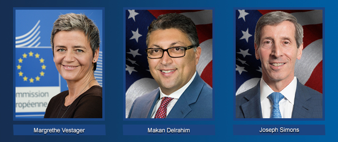 JusticeATR's tweet photo. Up next at #ICN2020, Digital Showcase featuring AAG Makan Delrahim @JusticeATR, @JoeSimonsFTC & @vestager & moderated by @Caffar3Cristina & Bill Kovacic @gwlaw. Join here: https://t.co/6D1IE8v80S #antitrust #IntCompNetwork https://t.co/Bu4e5UfCLn