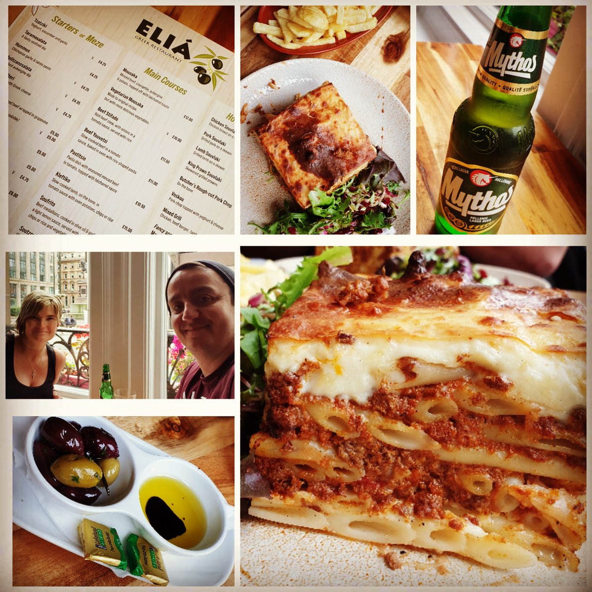 Bonnie_Bex's tweet photo. When in Glasgow, when you should be in Crete, The only Greek place to be #friendlystaff #pastitsio #mythos #nostimo #yiamas #eliagreekrestaurant #Glasgow @maliabhoy https://t.co/GZnubNCNbw