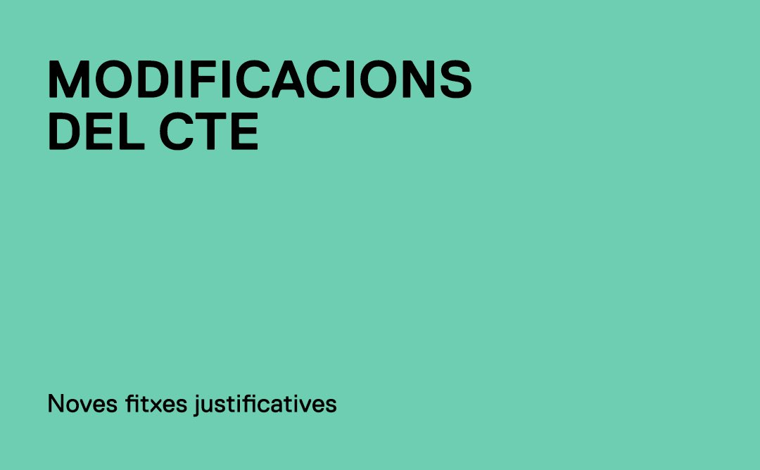 coaclleida's tweet photo. 👉 El 24 de septiembre entra en vigor l’aplicació obligatoria de les Modificacions del #CTE2019
🔎Consulta les fitxes justificatives que ha preparat l'OCT sobre aspectes com la salubritat, l'estalvi d'energia o la seguretat en cas d'incendi
🔗https://t.co/BKhE05O2qE https://t.co/2zLtJNgvRL