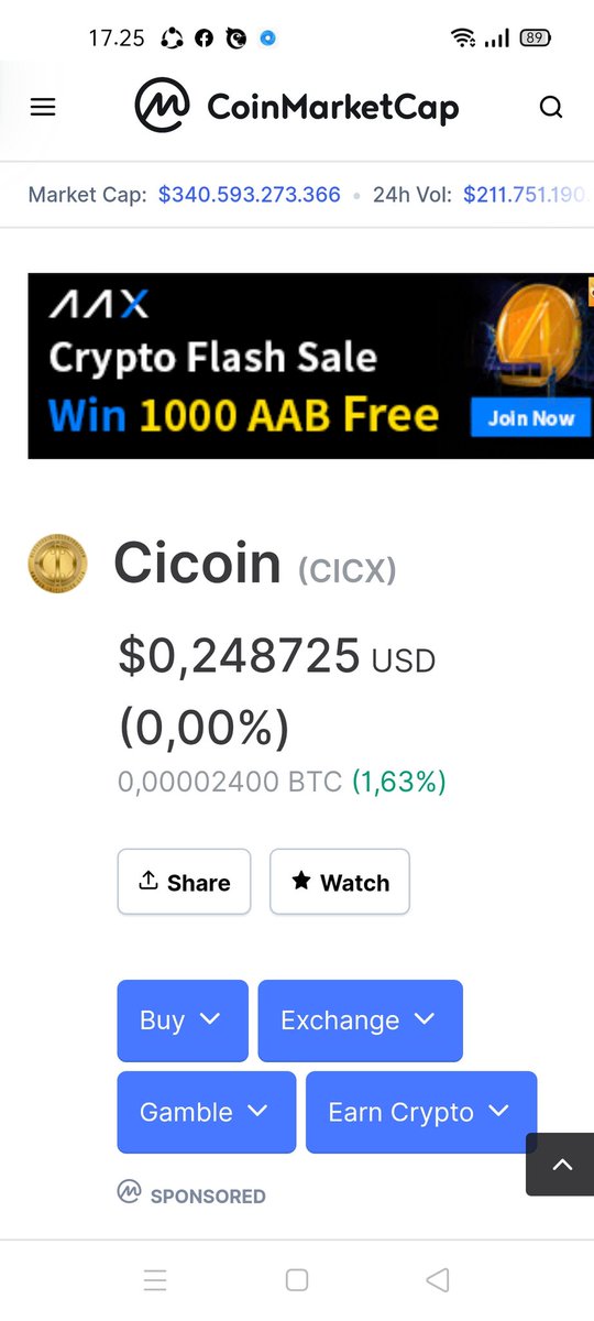 Wandi63075533's tweet photo. Cicoin / CICX has appeared on CMC.😍 Original Indonesian Coin💯 💪💪🔥🔥
Website https://t.co/ti4e72GHHZ
Exchange https://t.co/87LfGmCewz
#Cicoin #CICX #Real_Coin https://t.co/EE8fKjXiBX